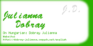 julianna dobray business card